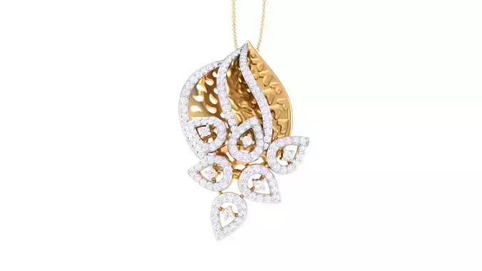 Women Pendant 3dm STL OBJ FBX Renders Details