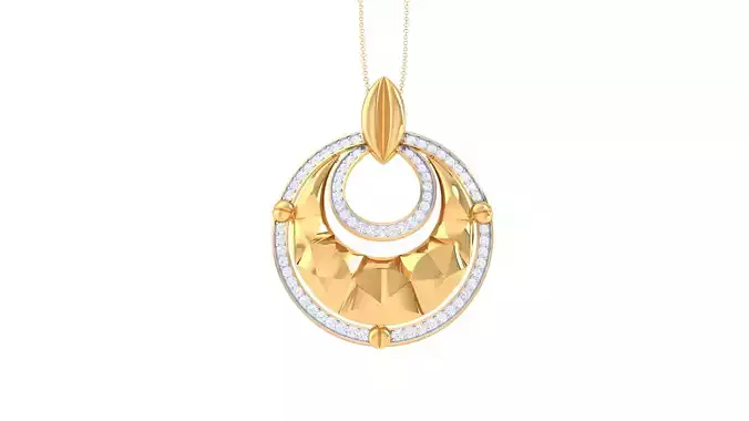 Women Pendant 3dm STL OBJ FBX Renders Details