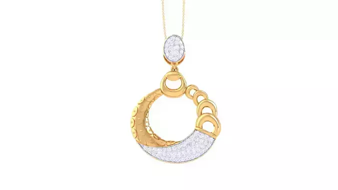 Women Pendant 3dm STL OBJ FBX Renders Details