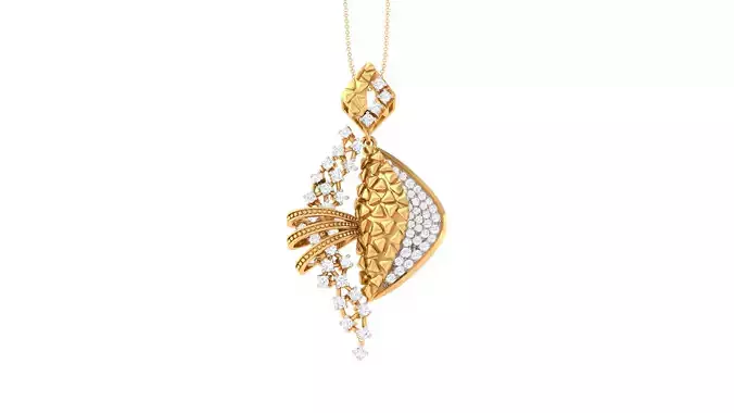 Women Pendant 3dm STL OBJ FBX Renders Details