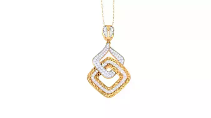 Women Pendant 3dm STL OBJ FBX Renders Details