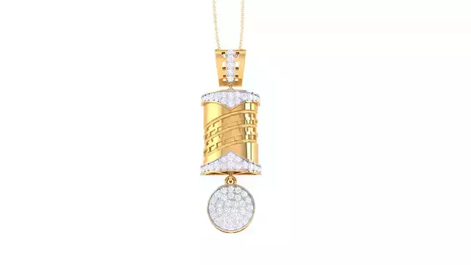 Women Pendant 3dm STL OBJ FBX Renders Details