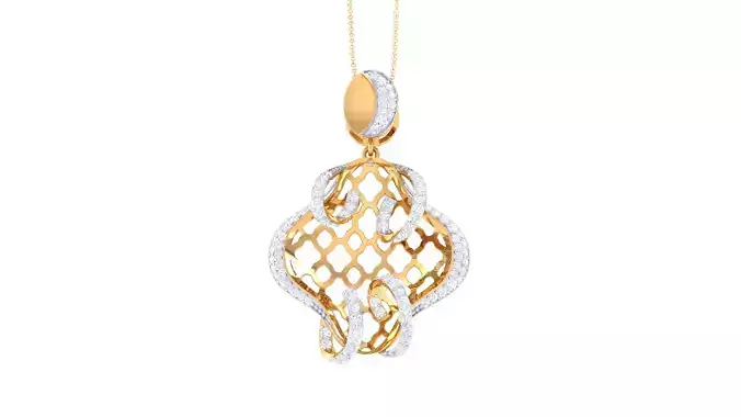 Women Pendant 3dm STL OBJ FBX Renders Details