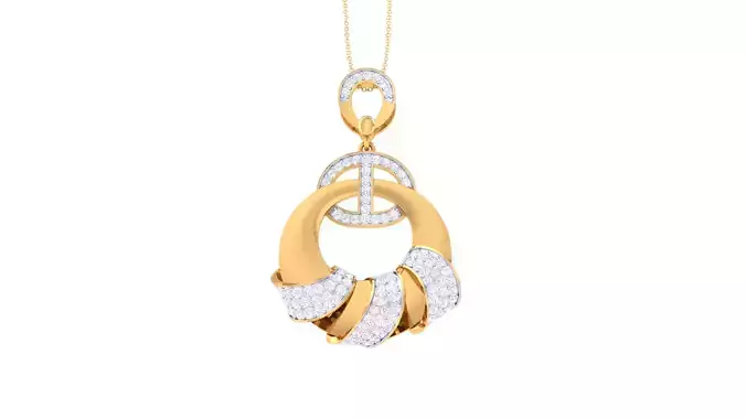 Women Pendant 3dm STL OBJ FBX Renders Details