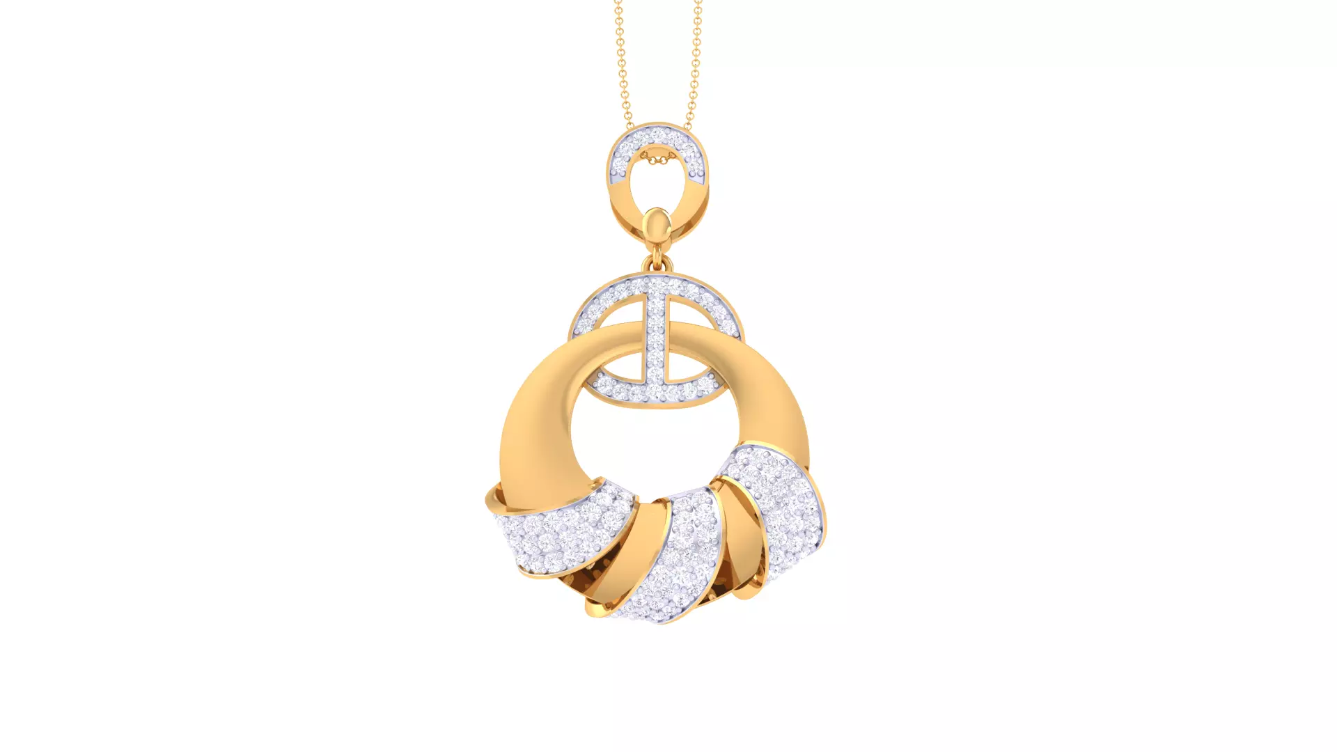 Women Pendant 3dm STL OBJ FBX Renders Details 3D print model_0