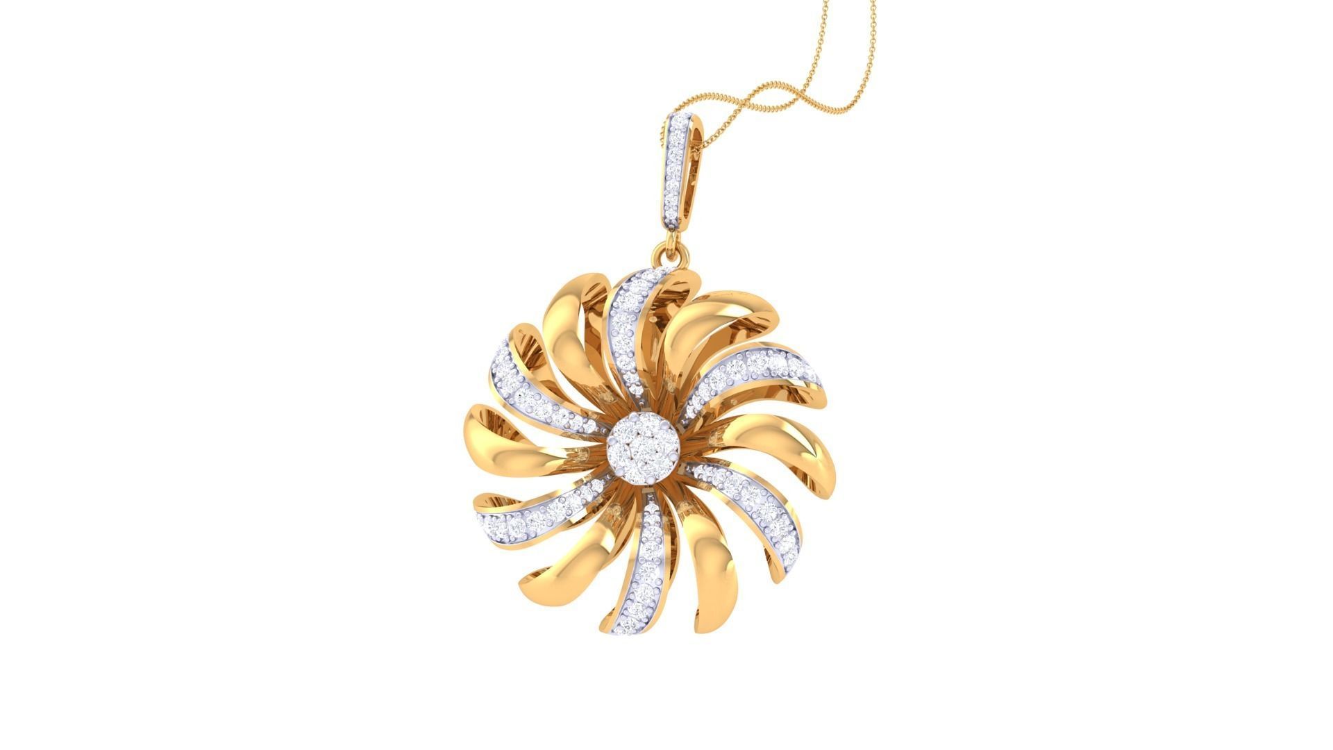 Women Pendant 3dm STL OBJ FBX Renders Details 3D print model_3