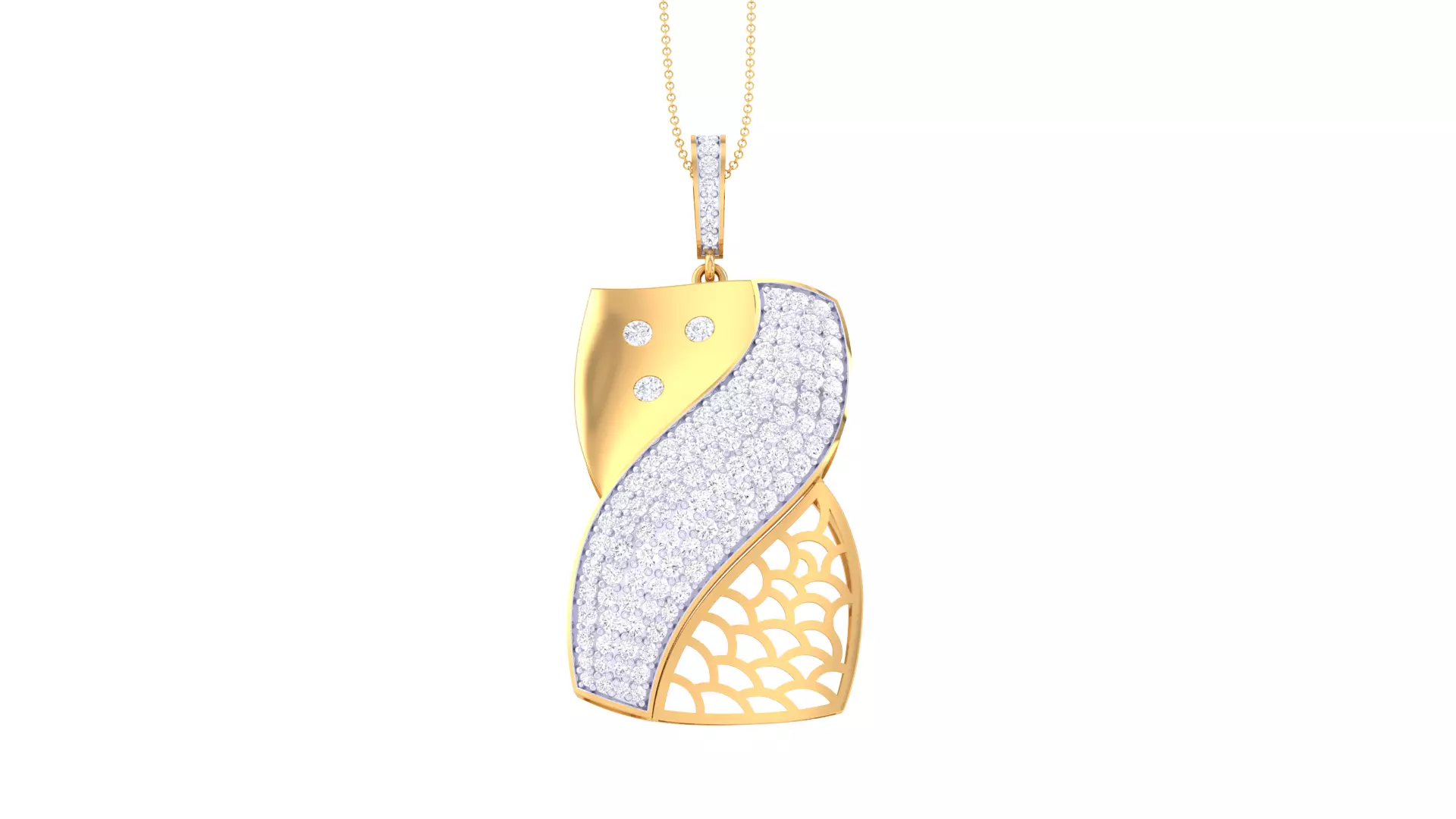 Women Pendant 3dm STL OBJ FBX Renders Details 3D print model_0