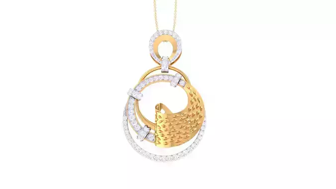 Women Pendant 3dm STL OBJ FBX Renders Details
