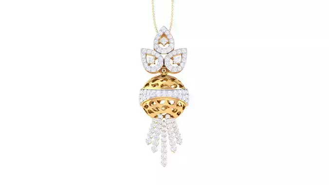Women Pendant 3dm STL OBJ FBX Renders Details