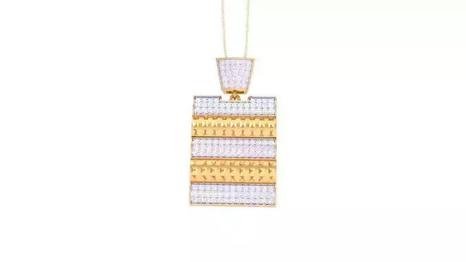 Women Pendant 3dm STL OBJ FBX Renders Details