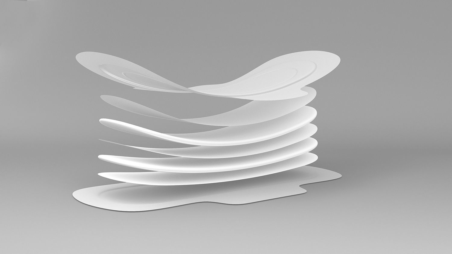 Sanitary Napkin Pads Layers 3D model_6