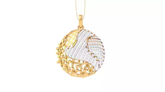 Women Pendant 3dm STL OBJ FBX Renders Details