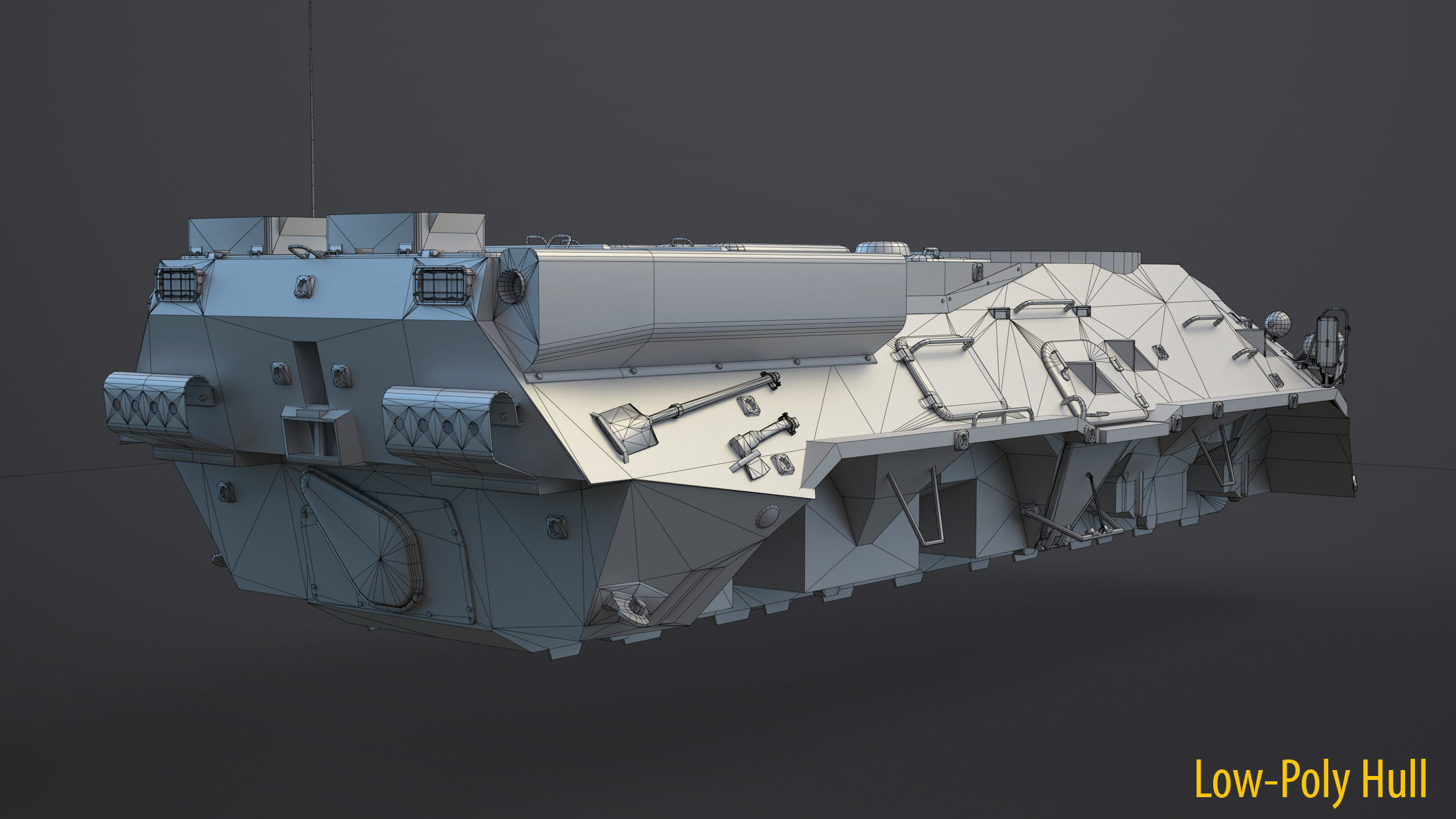 BTR-3 Ukranian APC High-Poly 3D model_16