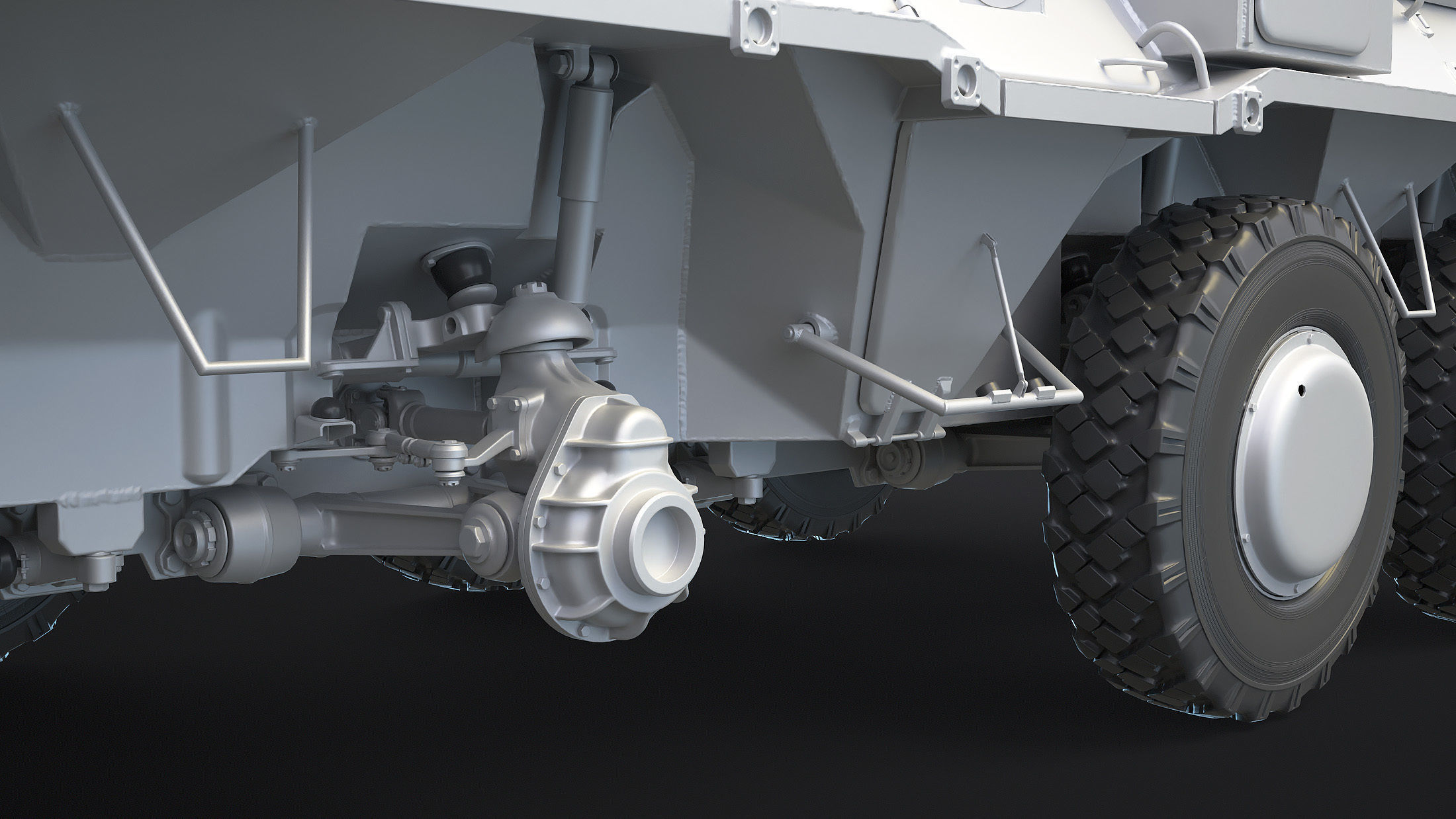 BTR-3 Ukranian APC High-Poly 3D model_12