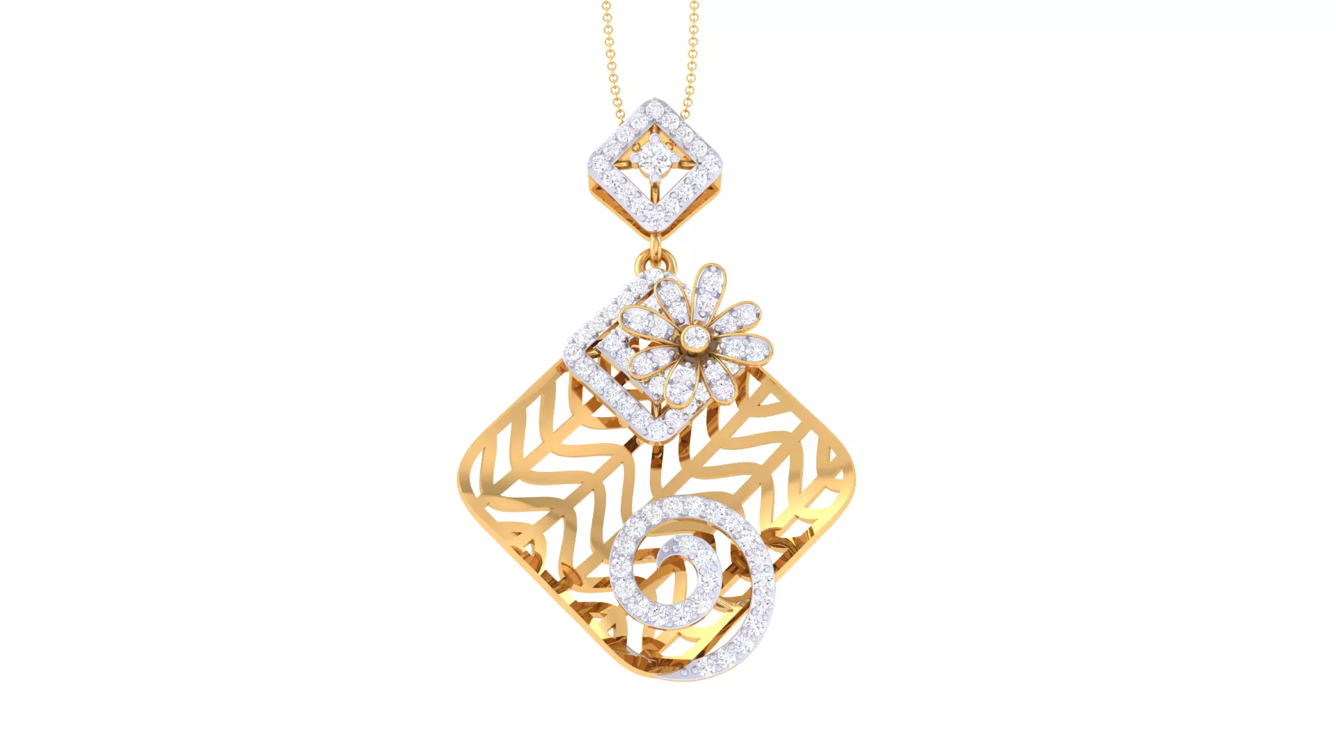 Women Pendant 3dm STL OBJ FBX Renders Details 3D print model_0