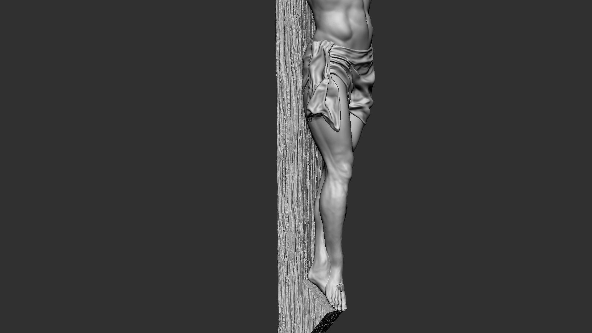 Crucifixion of Jesus Christ v1 3D print model_22