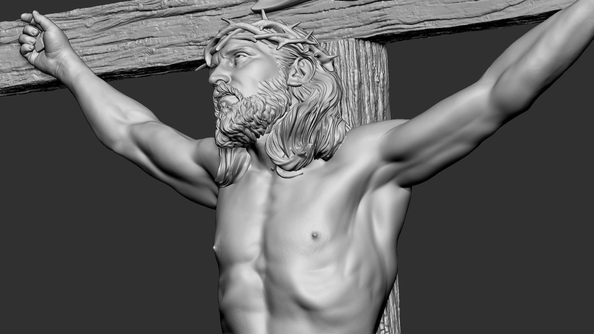 Crucifixion of Jesus Christ v1 3D print model_20