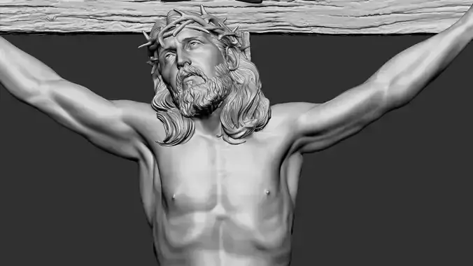Crucifixion of Jesus Christ v1 3D print model