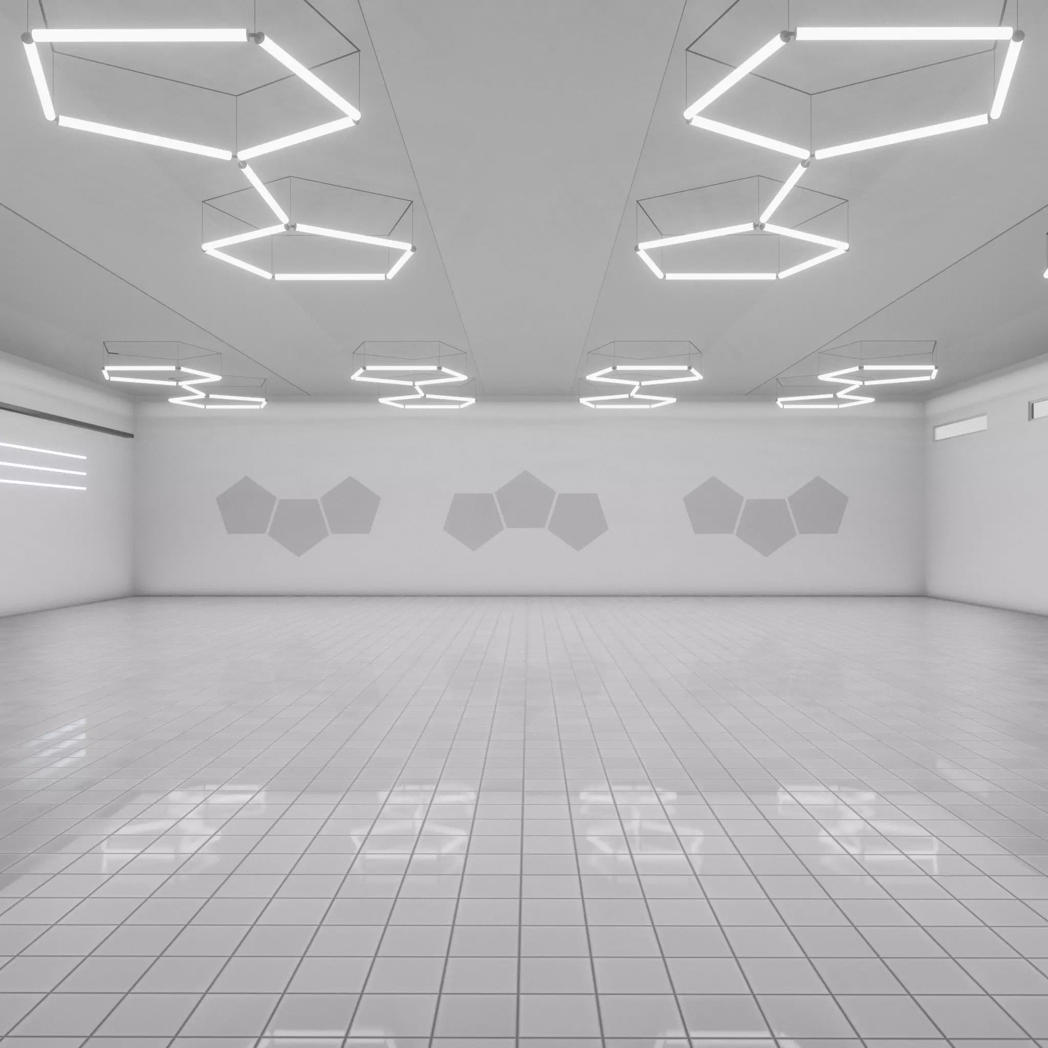 3D SCI-FI ART GALLERY Museum Interior 3D model_0