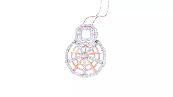 Women Pendant 3dm STL OBJ FBX Renders Details