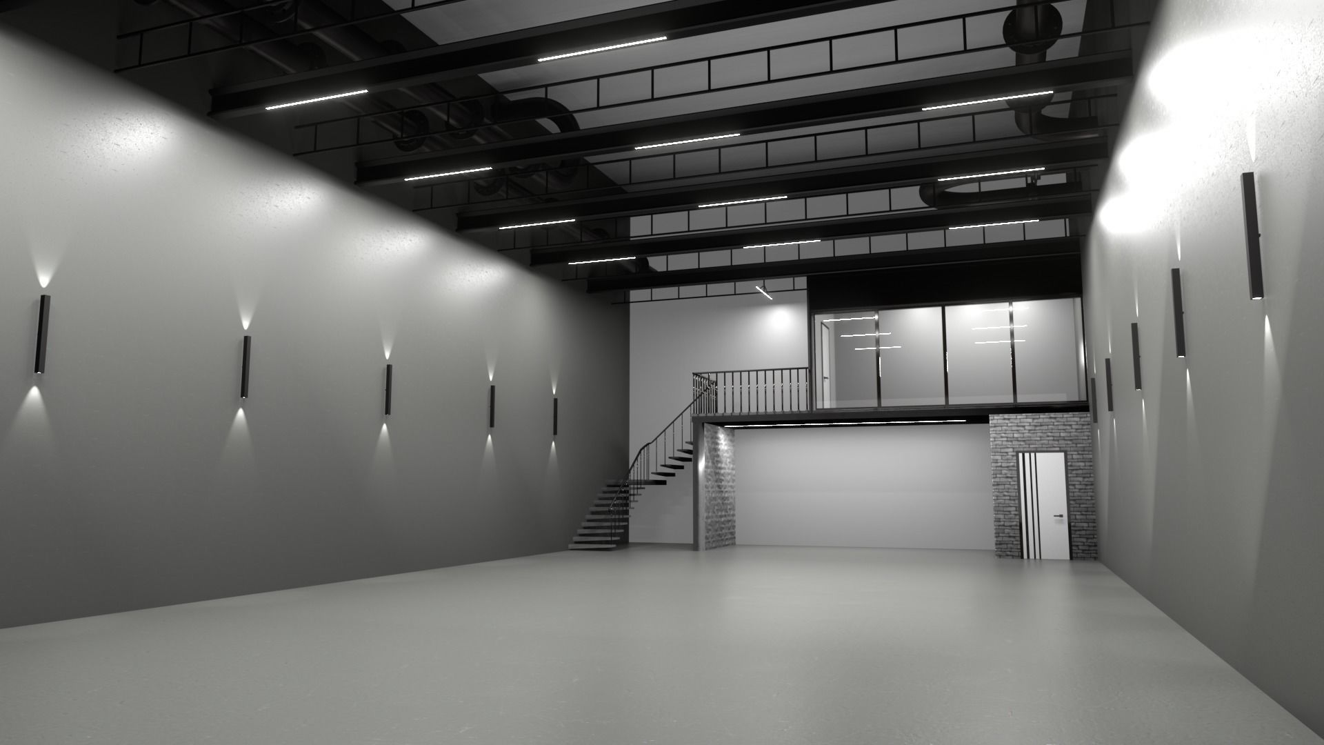 3D Warehouse car studio interior 3D model_3