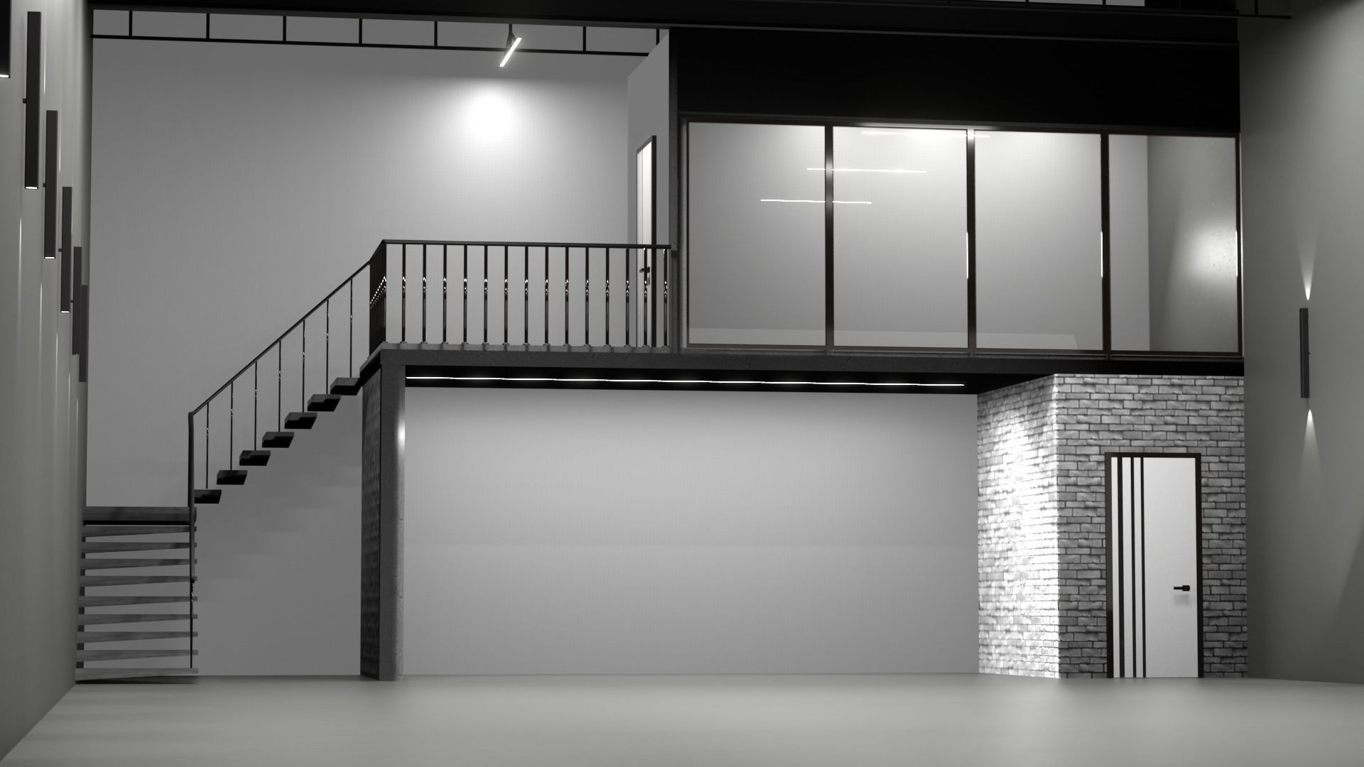 3D Warehouse car studio interior 3D model_8