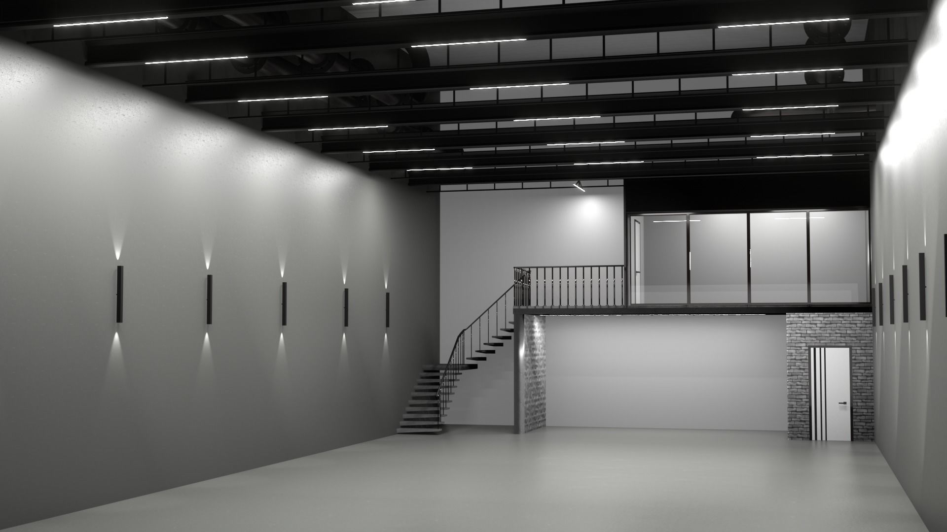 3D Warehouse car studio interior 3D model_4