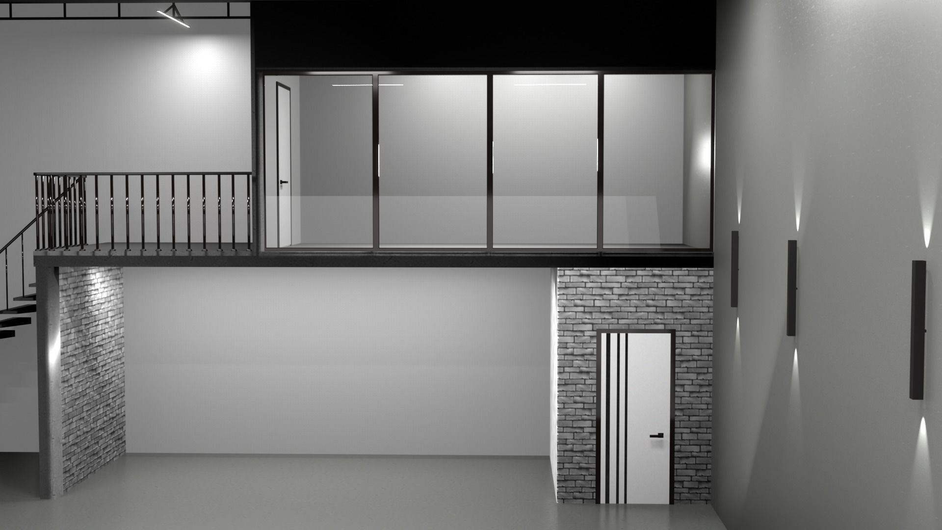 3D Warehouse car studio interior 3D model_2