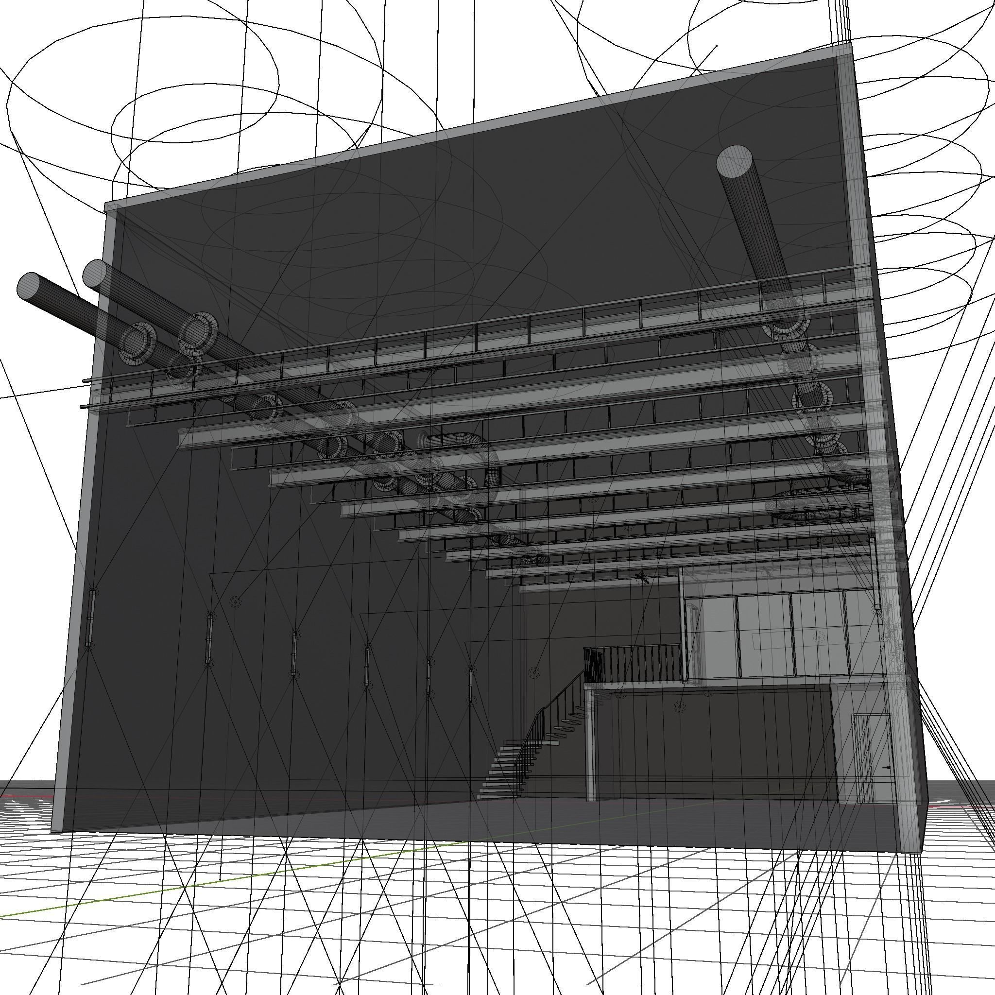 3D Warehouse car studio interior 3D model_7