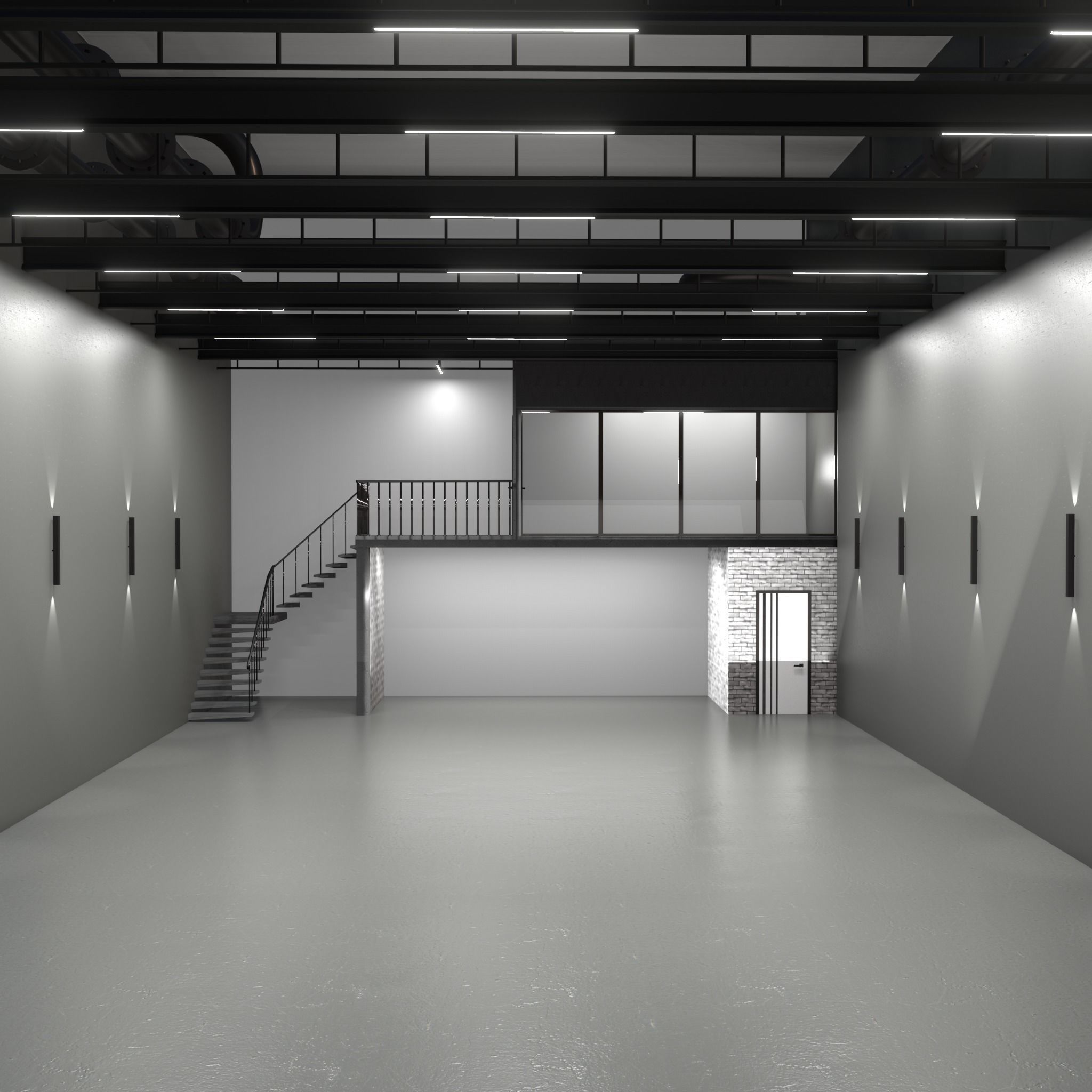 3D Warehouse car studio interior 3D model_11