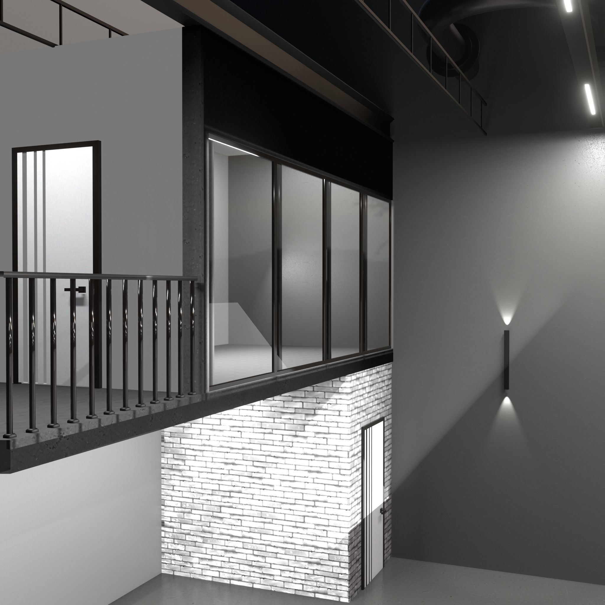 3D Warehouse car studio interior 3D model_18