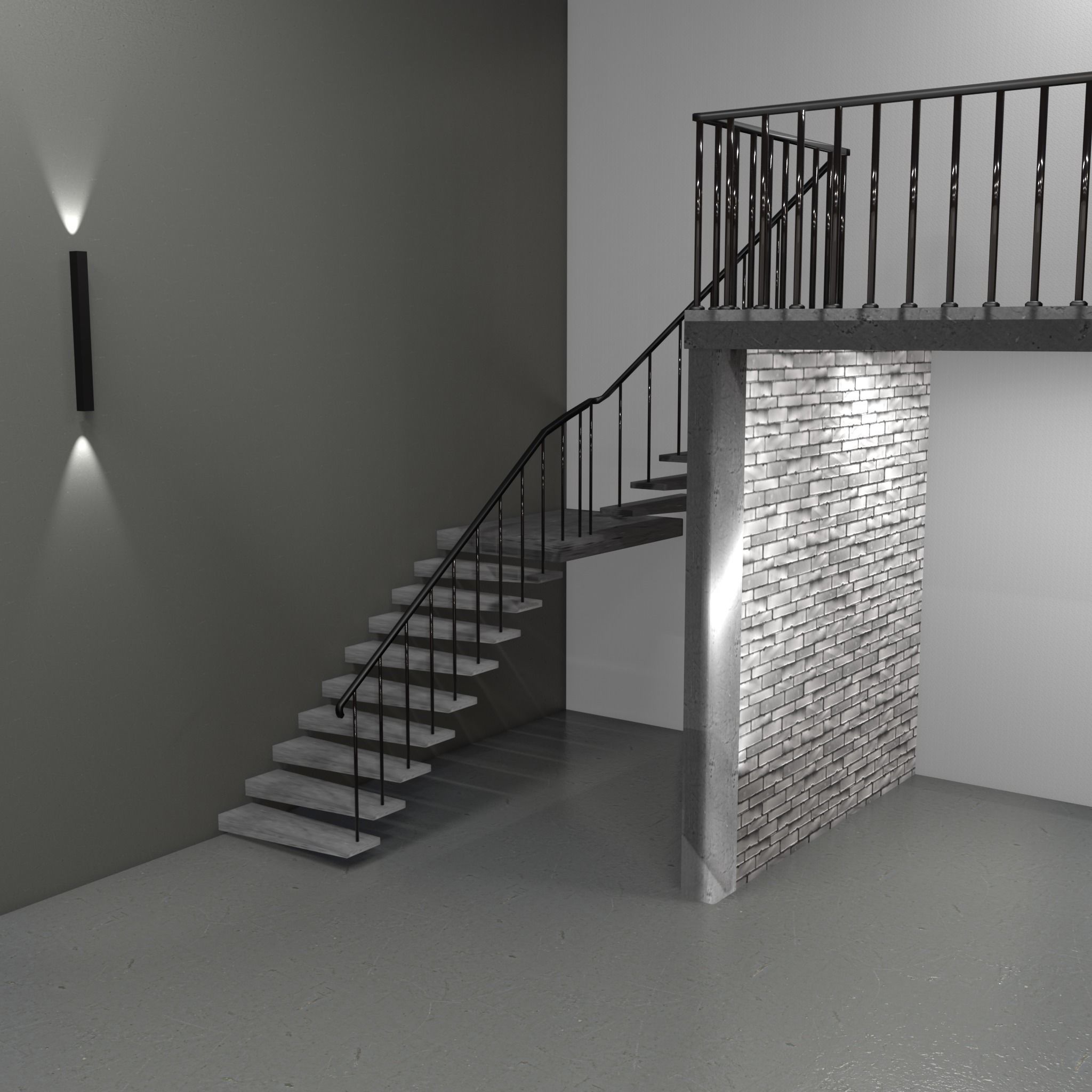 3D Warehouse car studio interior 3D model_15