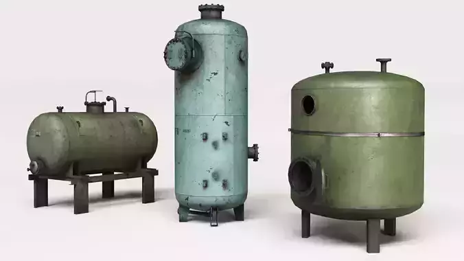 Industrial tanks set