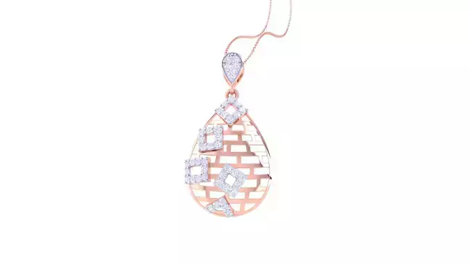 Women Pendant 3dm STL OBJ FBX Renders Details