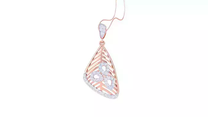 Women Pendant 3dm STL OBJ FBX Renders Details