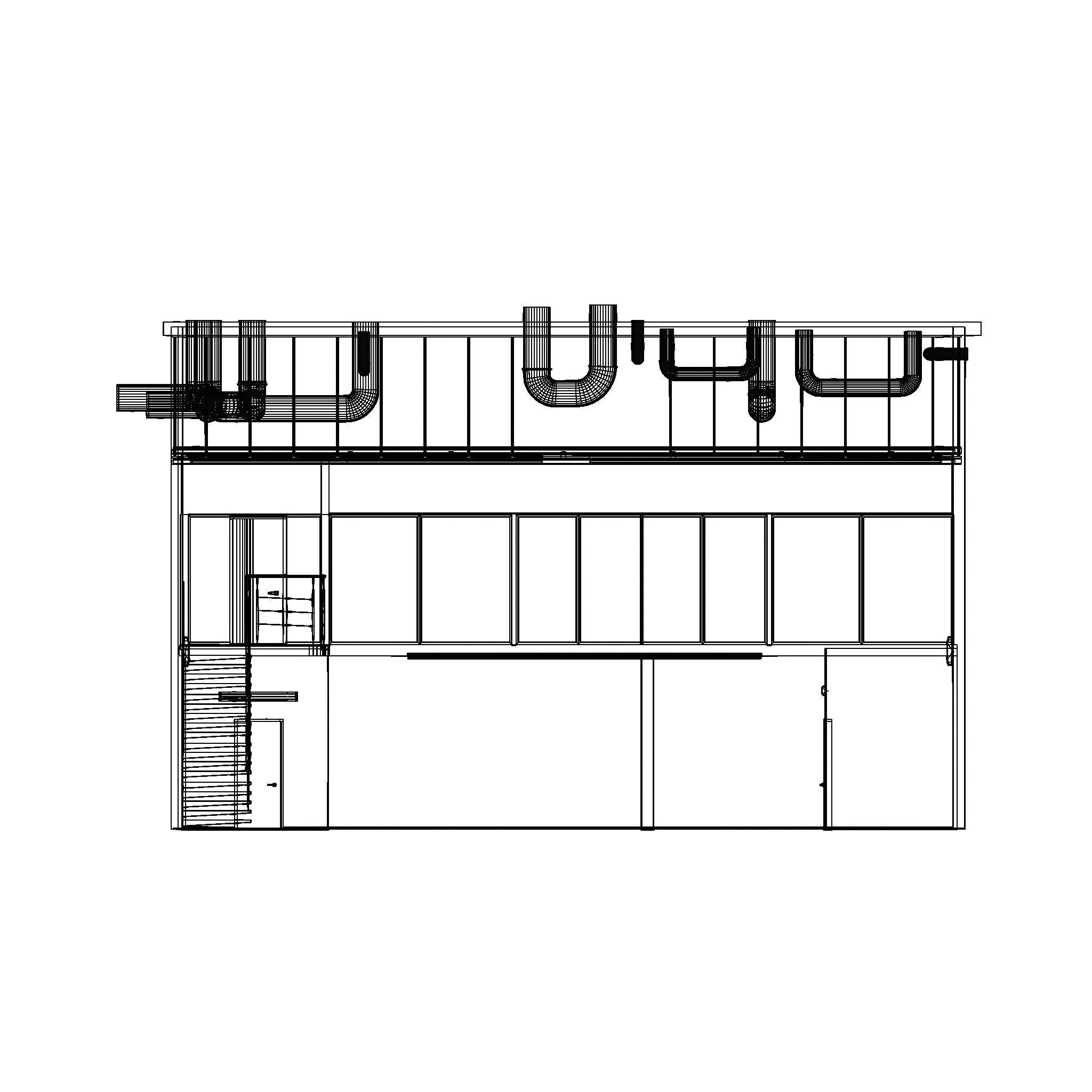 WAREHOUSE car studio interior 3D 3D model_17