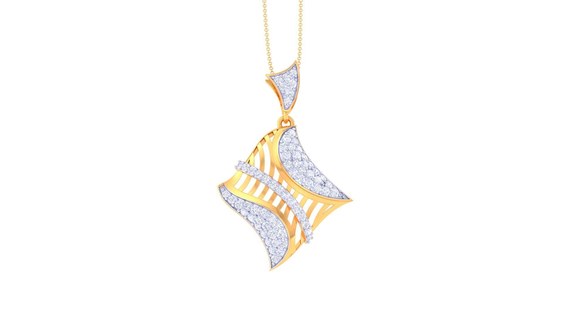 Women Pendant 3dm STL OBJ FBX Renders Details 3D print model_3