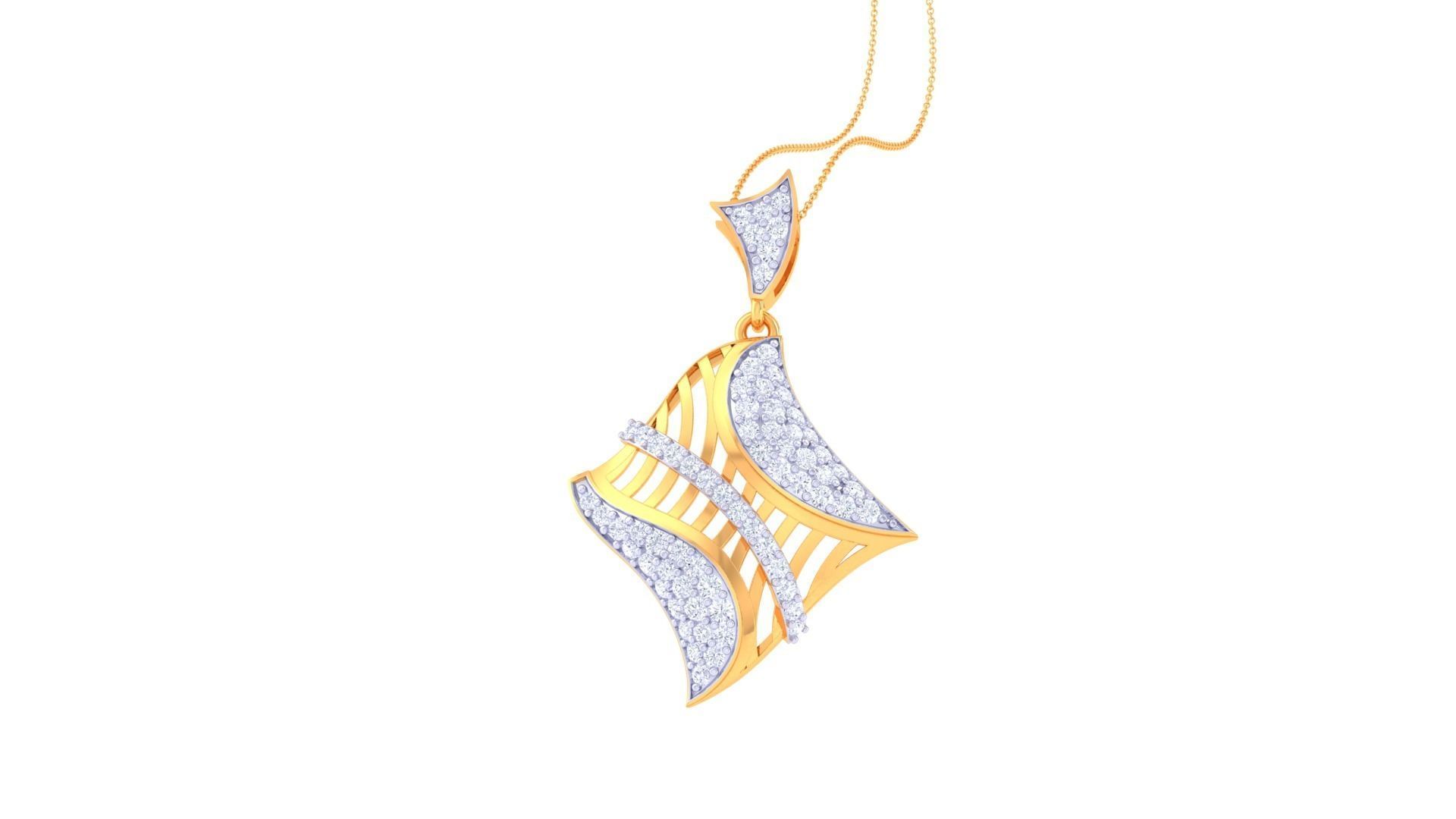 Women Pendant 3dm STL OBJ FBX Renders Details 3D print model_2