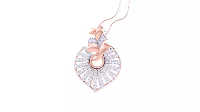 Women Pendant 3dm STL OBJ FBX Renders Details