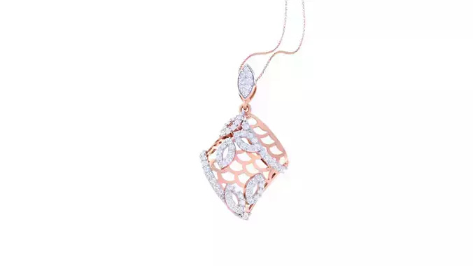 Women Pendant 3dm STL OBJ FBX Renders Details