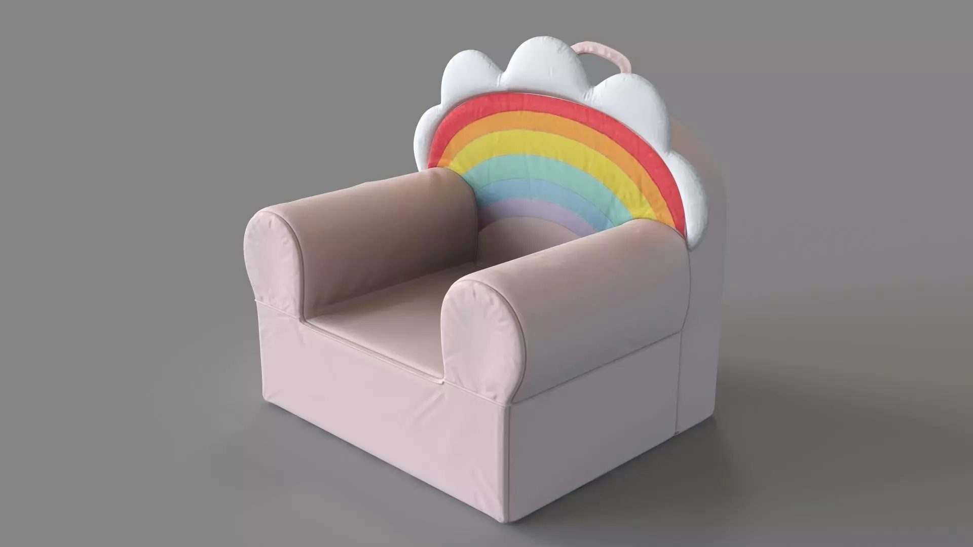 Large Rainbow Nod Chair 3D model