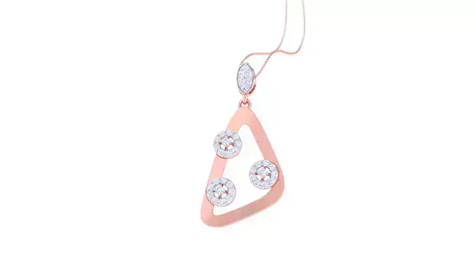 Women Pendant 3dm STL OBJ FBX Renders Details
