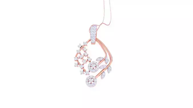 Women Pendant 3dm STL OBJ FBX Renders Details