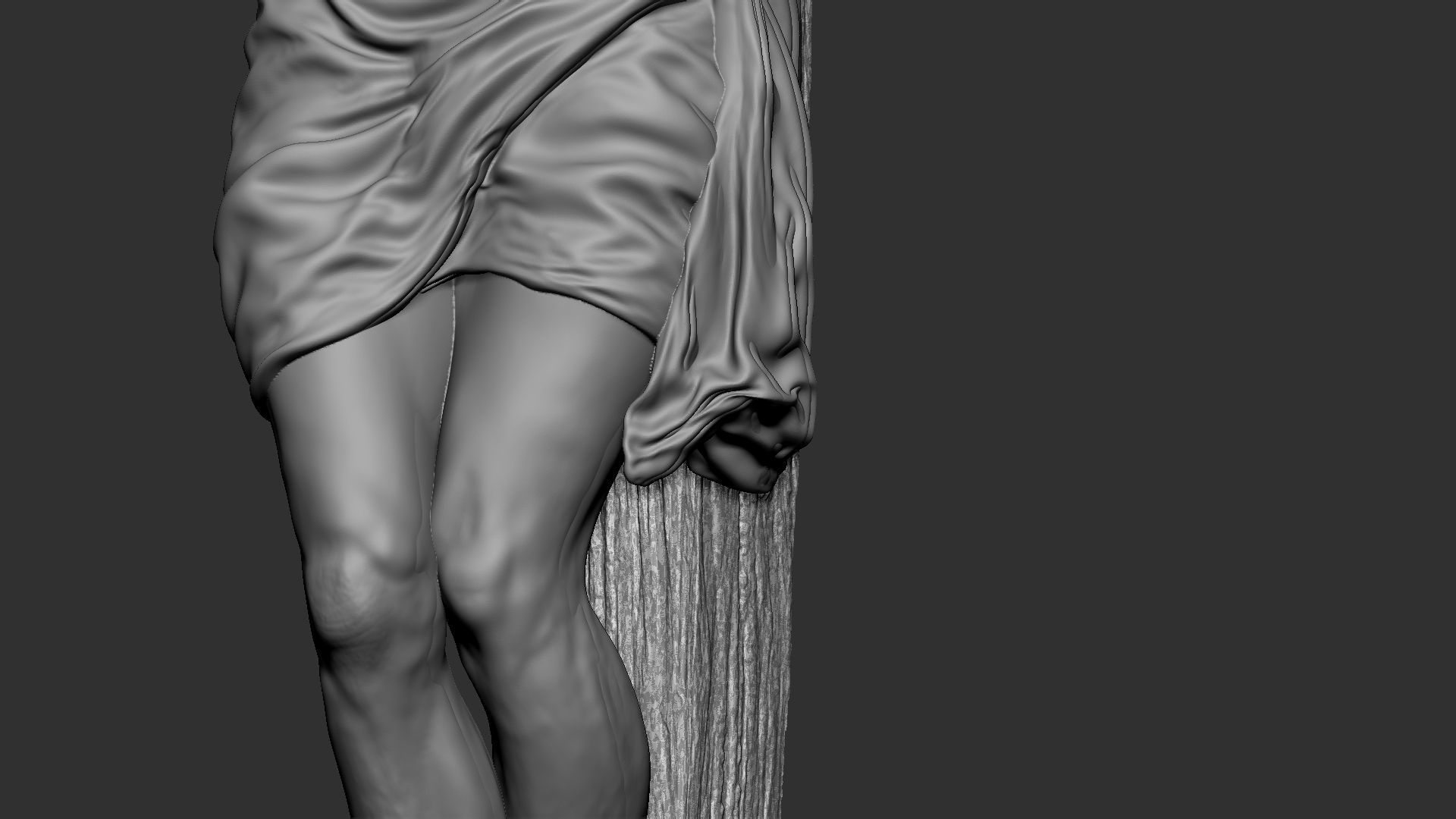 Crucifixion of Jesus Christ v2  3D print model_16