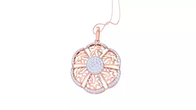 Women Pendant 3dm STL OBJ FBX Renders Details