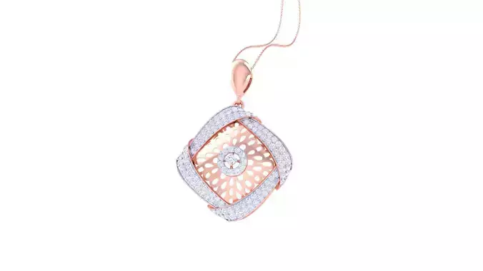 Women Pendant 3dm STL OBJ FBX Renders Details