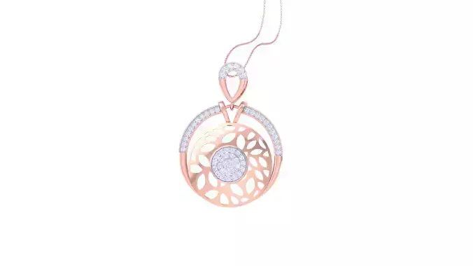 Women Pendant 3dm STL OBJ FBX Renders Details