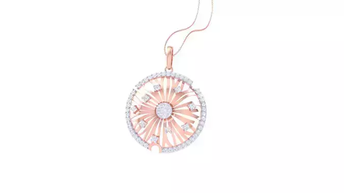 Women Pendant 3dm STL OBJ FBX Renders Details