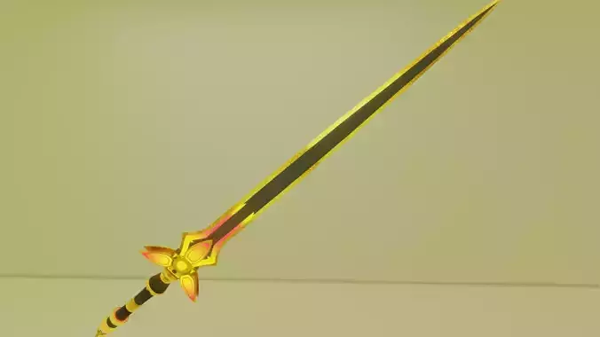 Fantasy sword 3D Model
