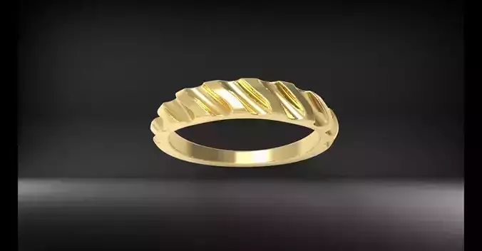 Rope Ring 3d Model 3D print model